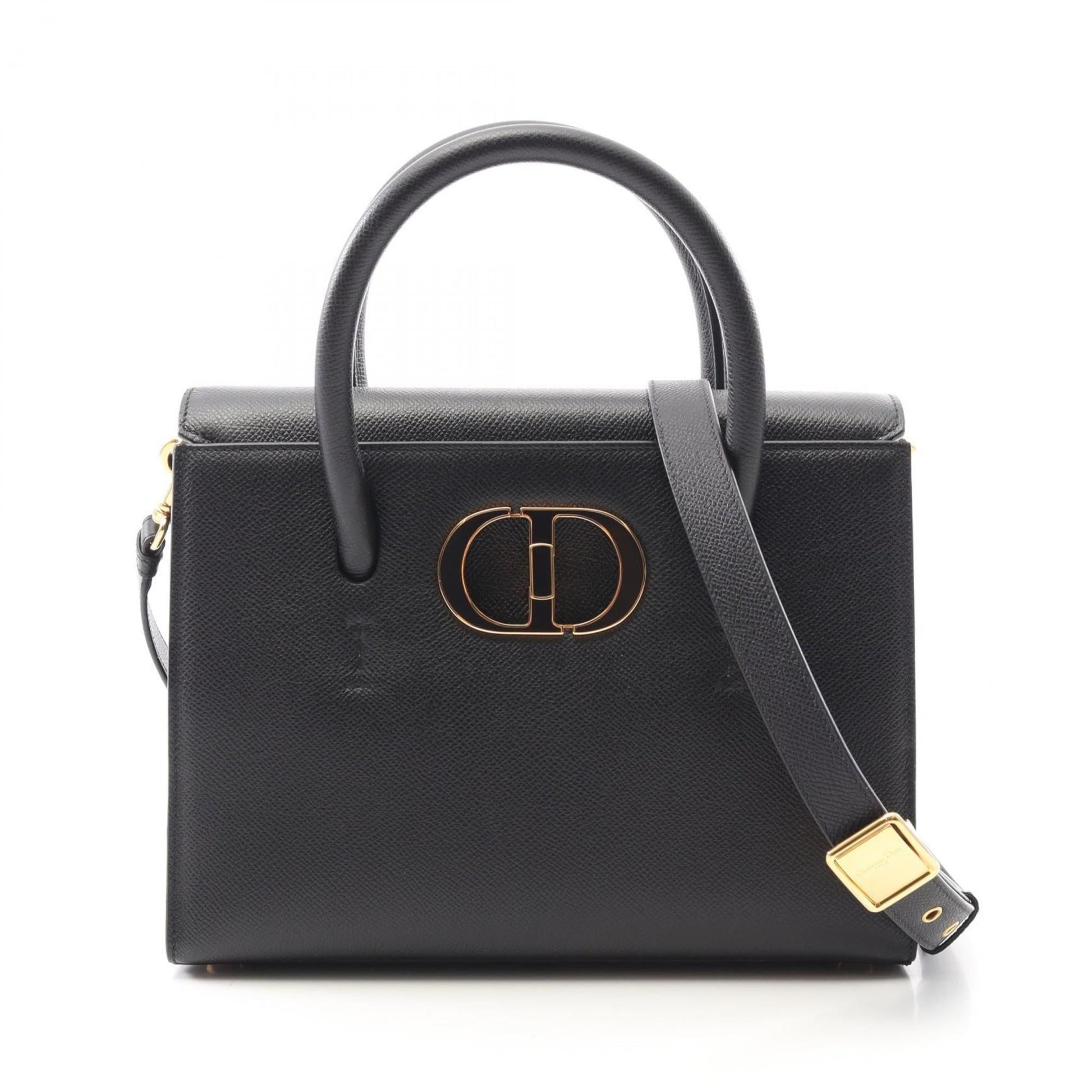 Christian Dior Black Leather Handbag ()