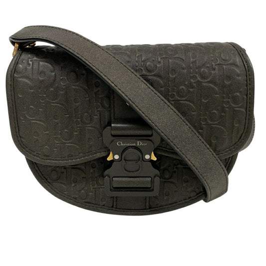 Christian Dior Brown Leather Shoulder Bag ()