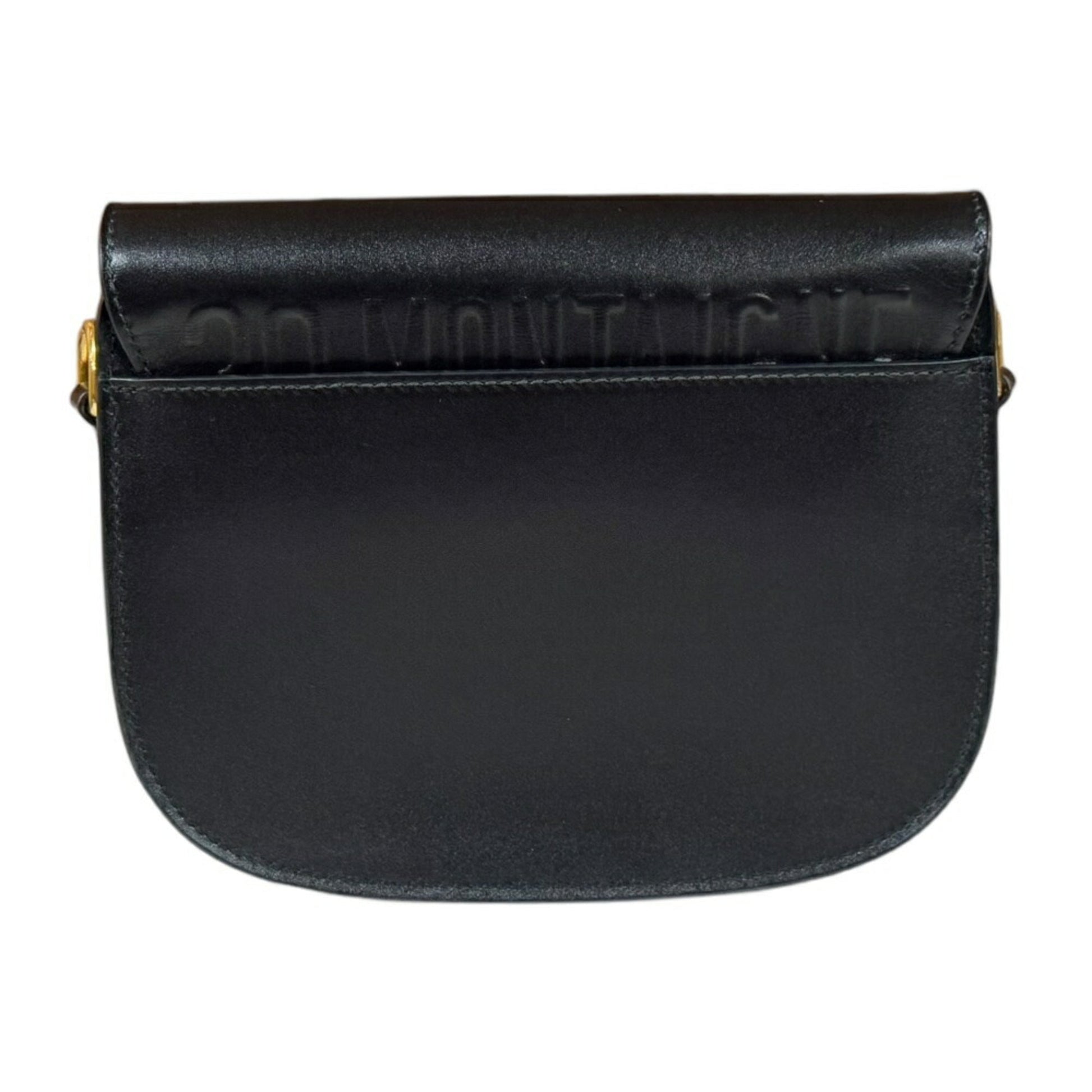 Christian Dior Black Leather Shoulder Bag ()