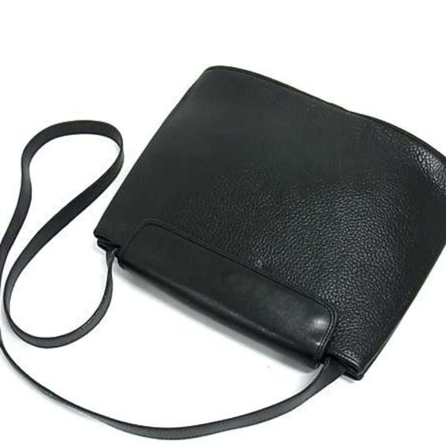 Christian Dior Black Leather Shoulder Bag ()