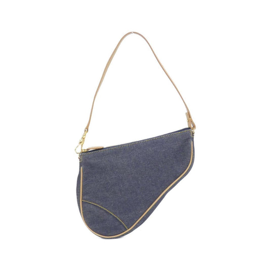 Christian Dior Blue Denim Shoulder Bag ()
