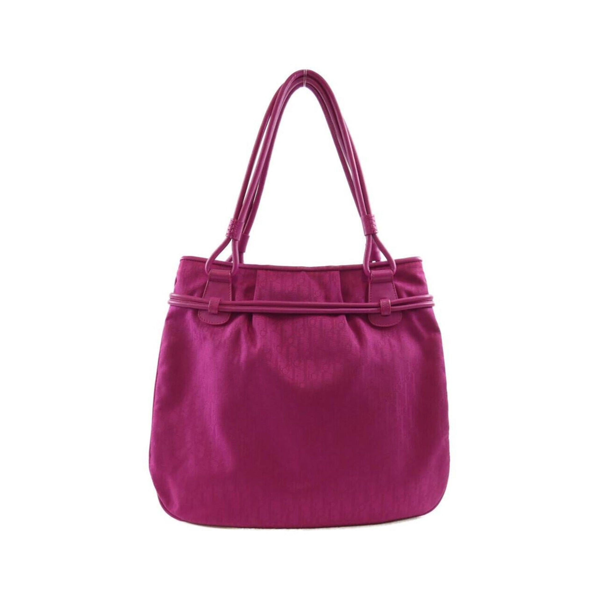 Christian Dior Silver Nylon Canvas Handbag ()