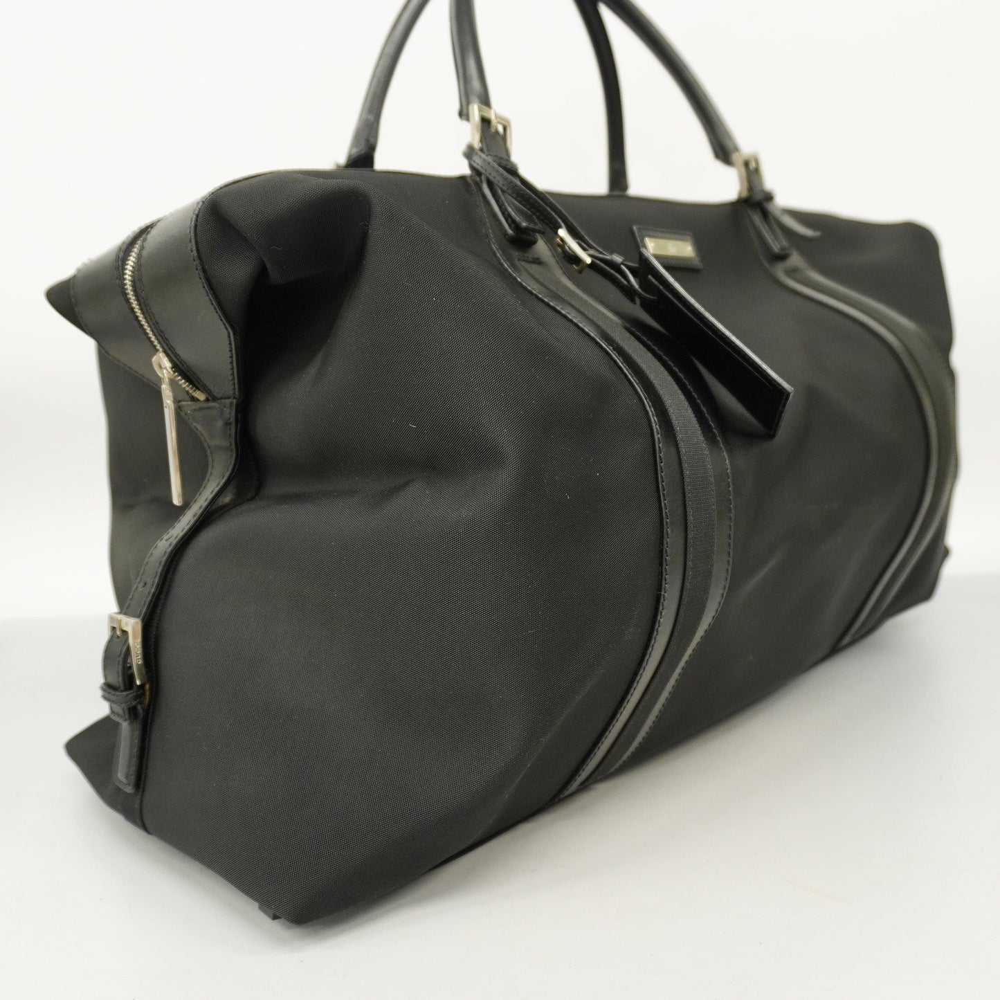 Gucci Nylon Leather Shoulder Bag