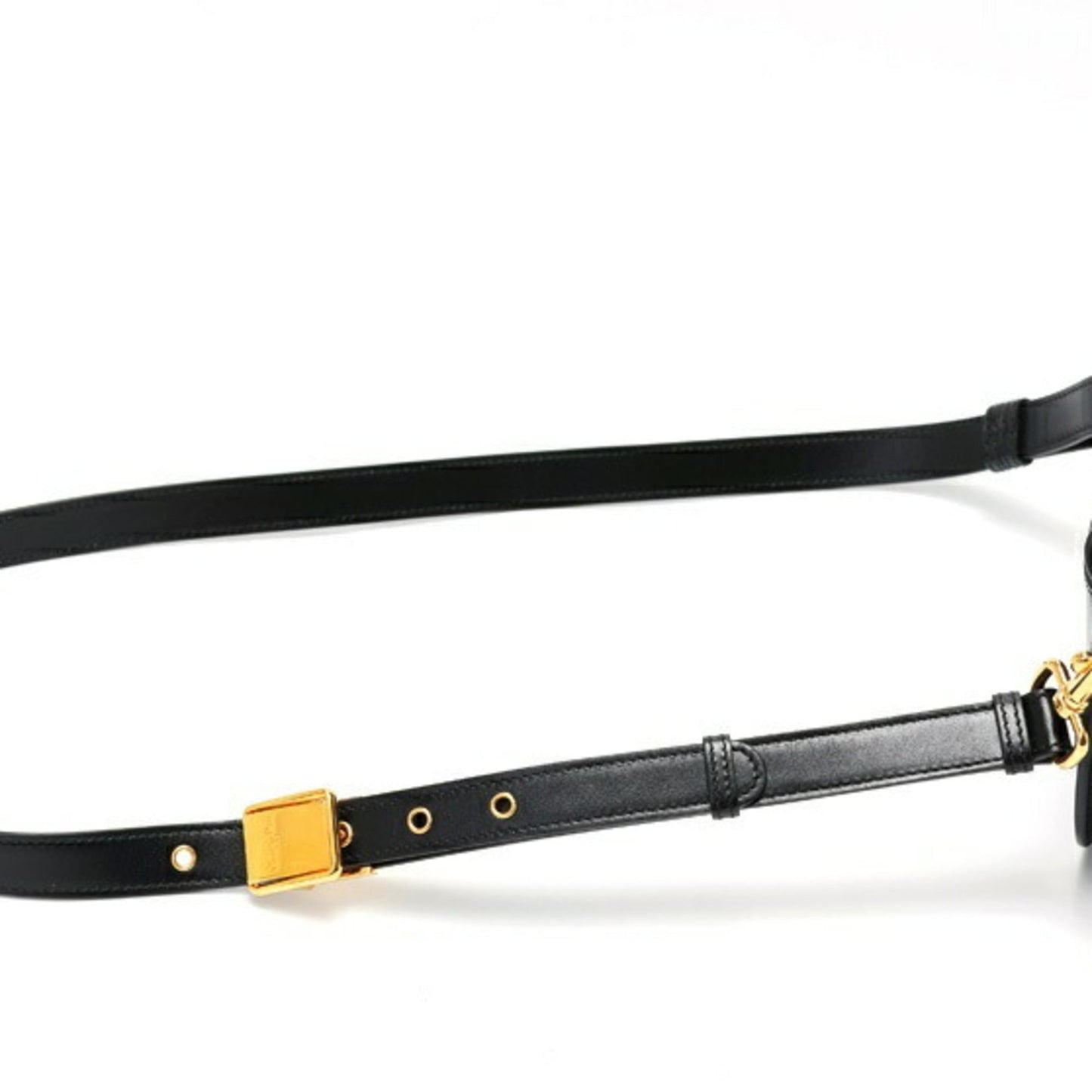Christian Dior Black Leather Shoulder Bag ()