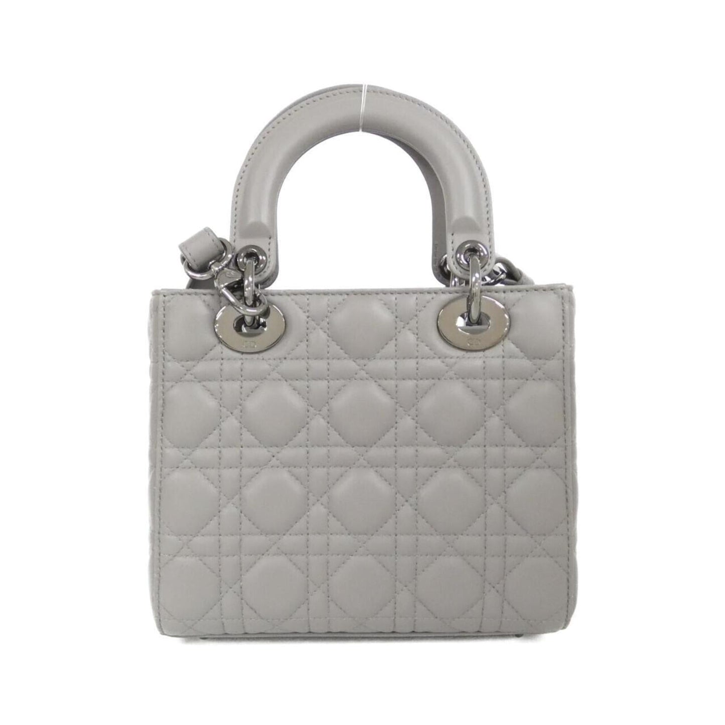 Christian Dior Gray Leather Handbag ()
