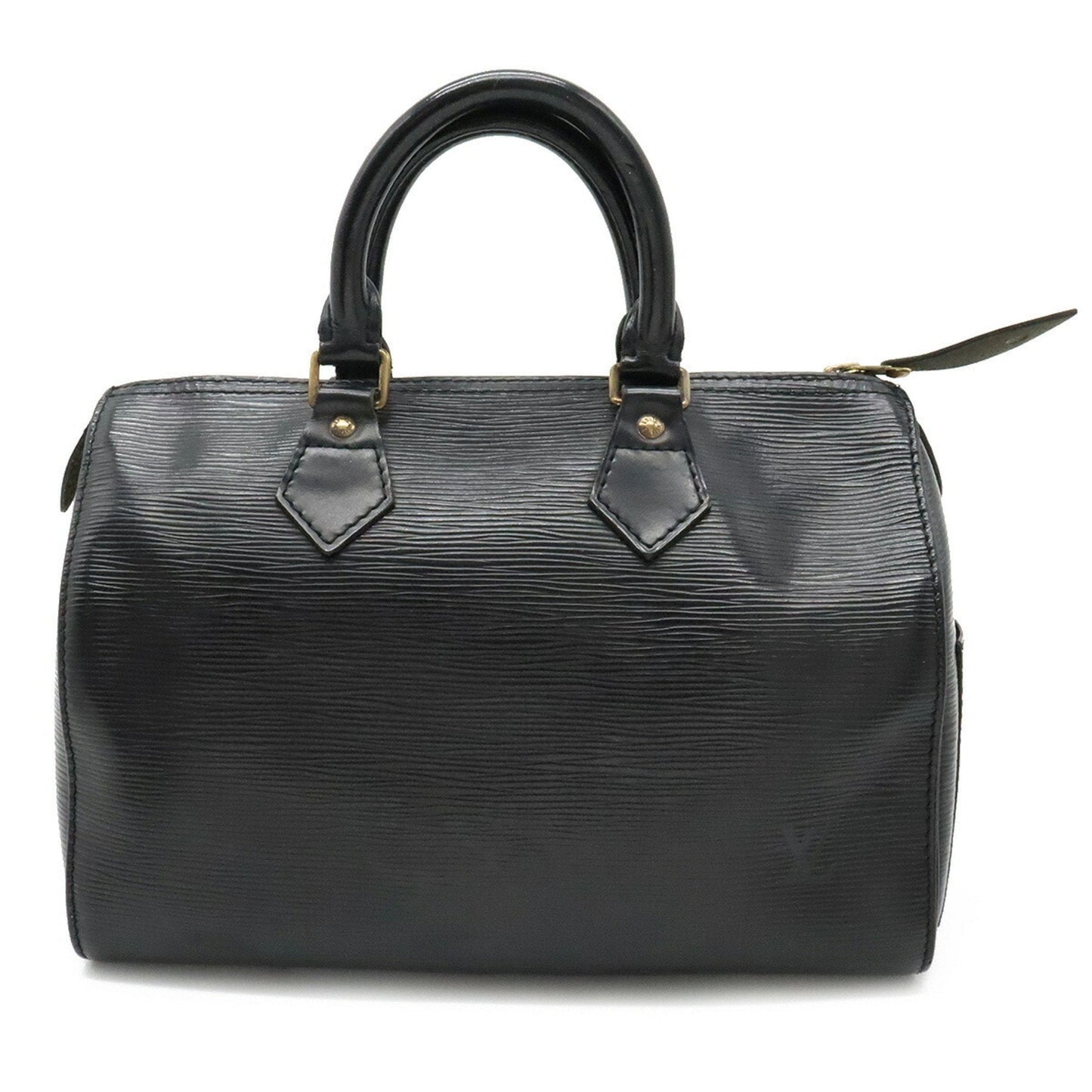 LOUIS VUITTON Epi Speedy 25 Handbag Boston Bag Leather Noir Black M43012