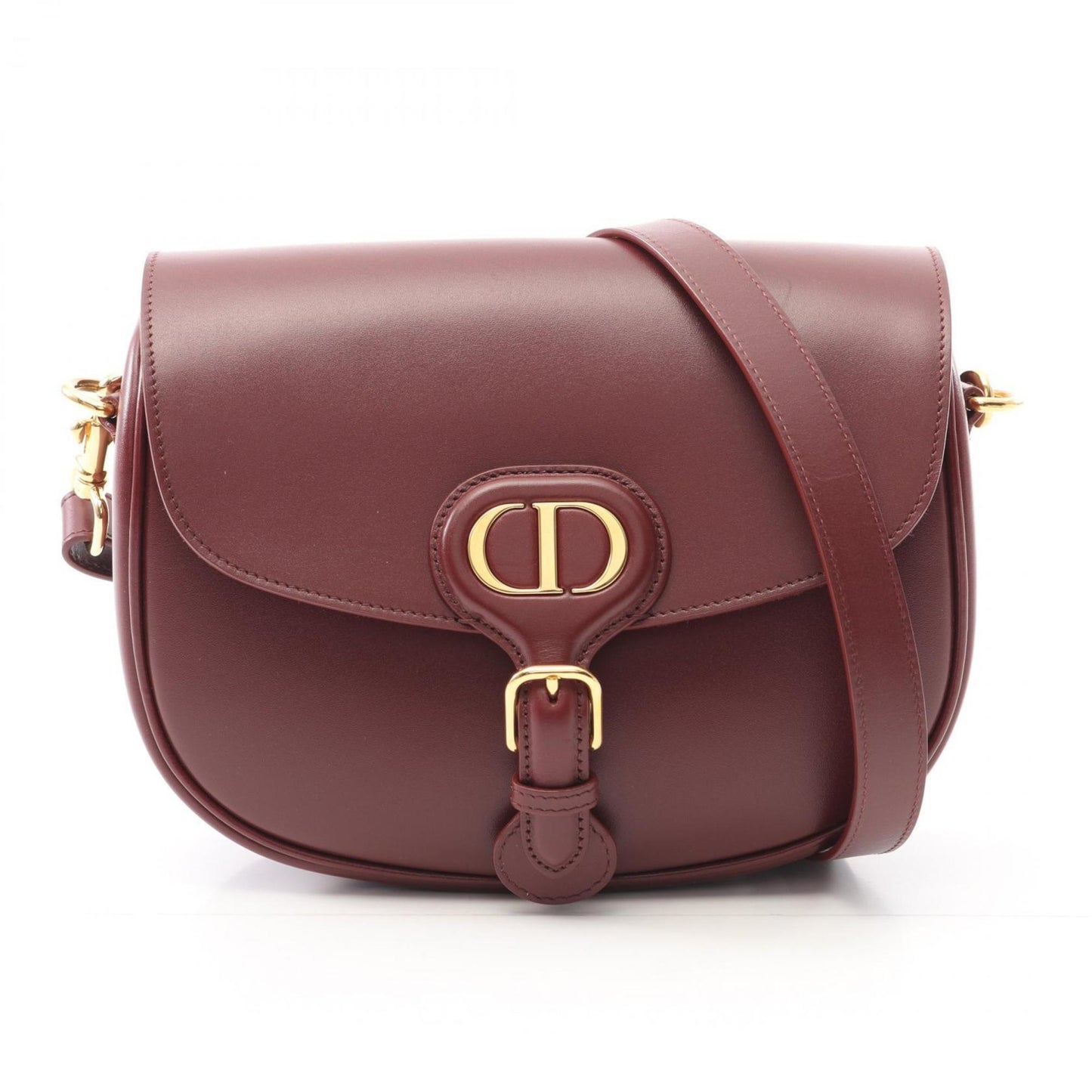 Christian Dior Bordeaux Leather Shoulder Bag ()