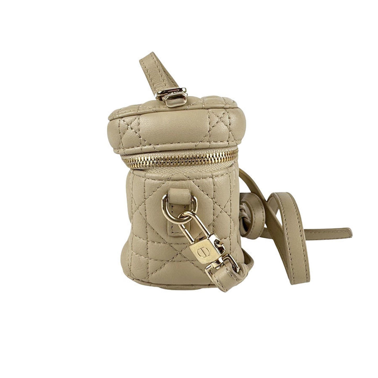 Christian Dior Beige Leather Handbag Shoulder Bag ()