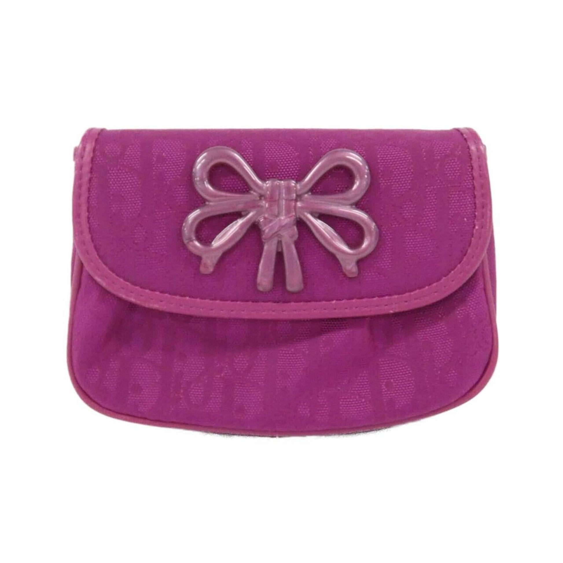 Christian Dior Purple Nylon Pouch ()