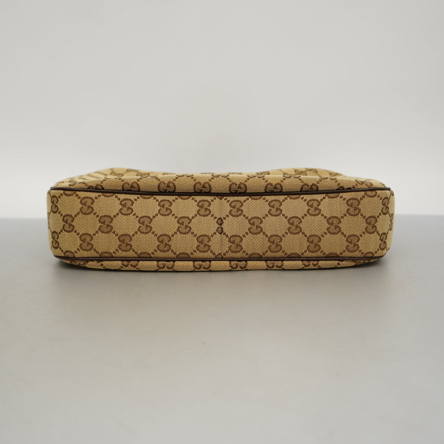 Gucci Leather Canvas Shoulder Bag