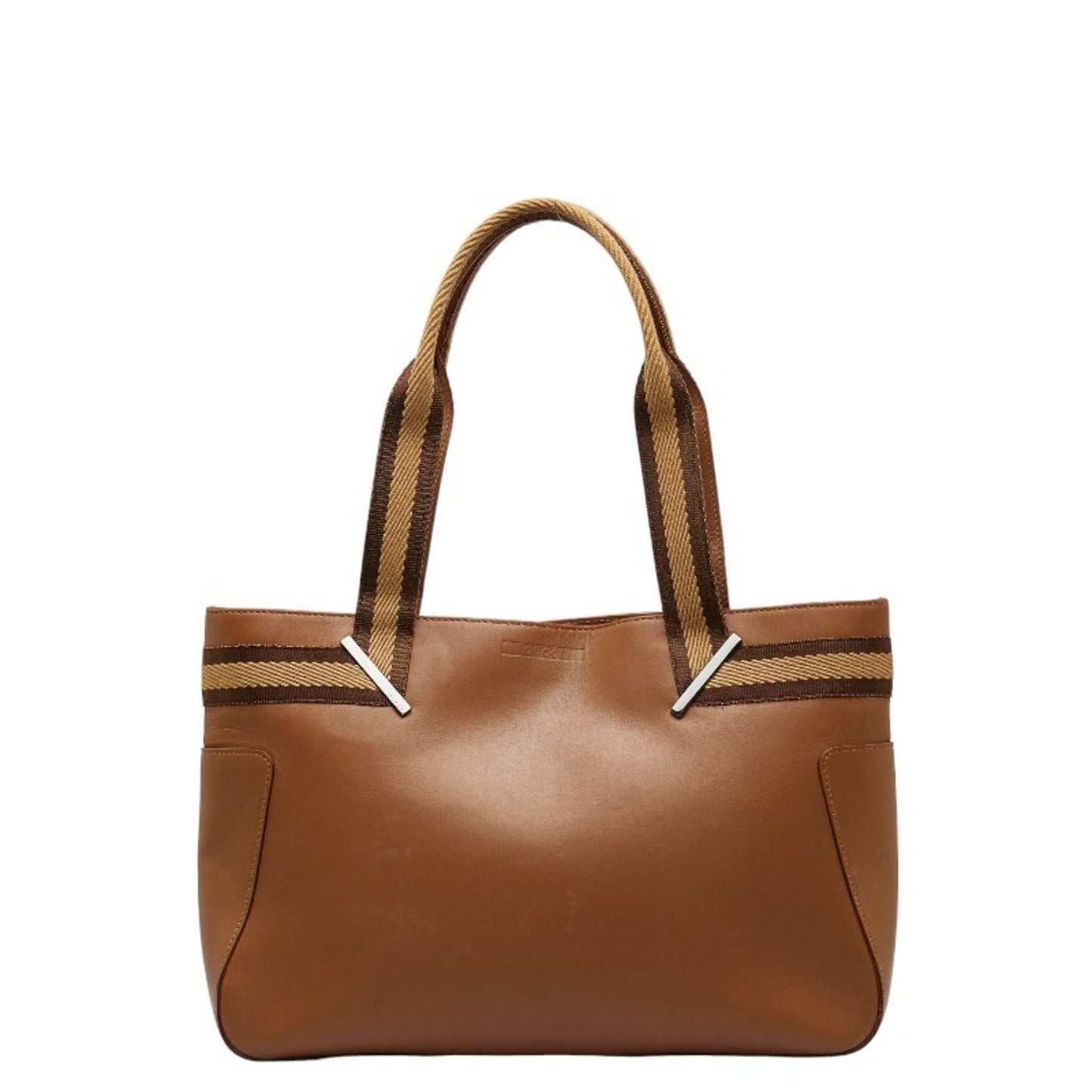 Gucci Leather Canvas Tote
