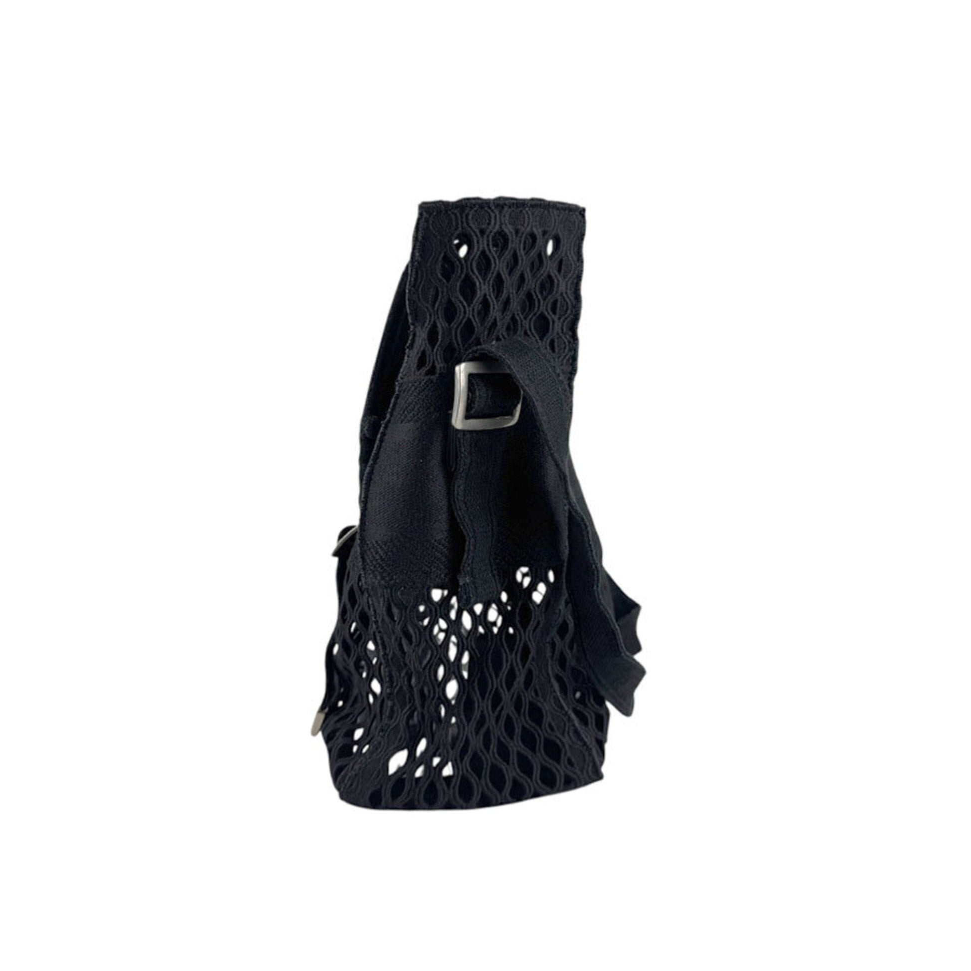 Christian Dior Black Canvas Shoulder Bag ()