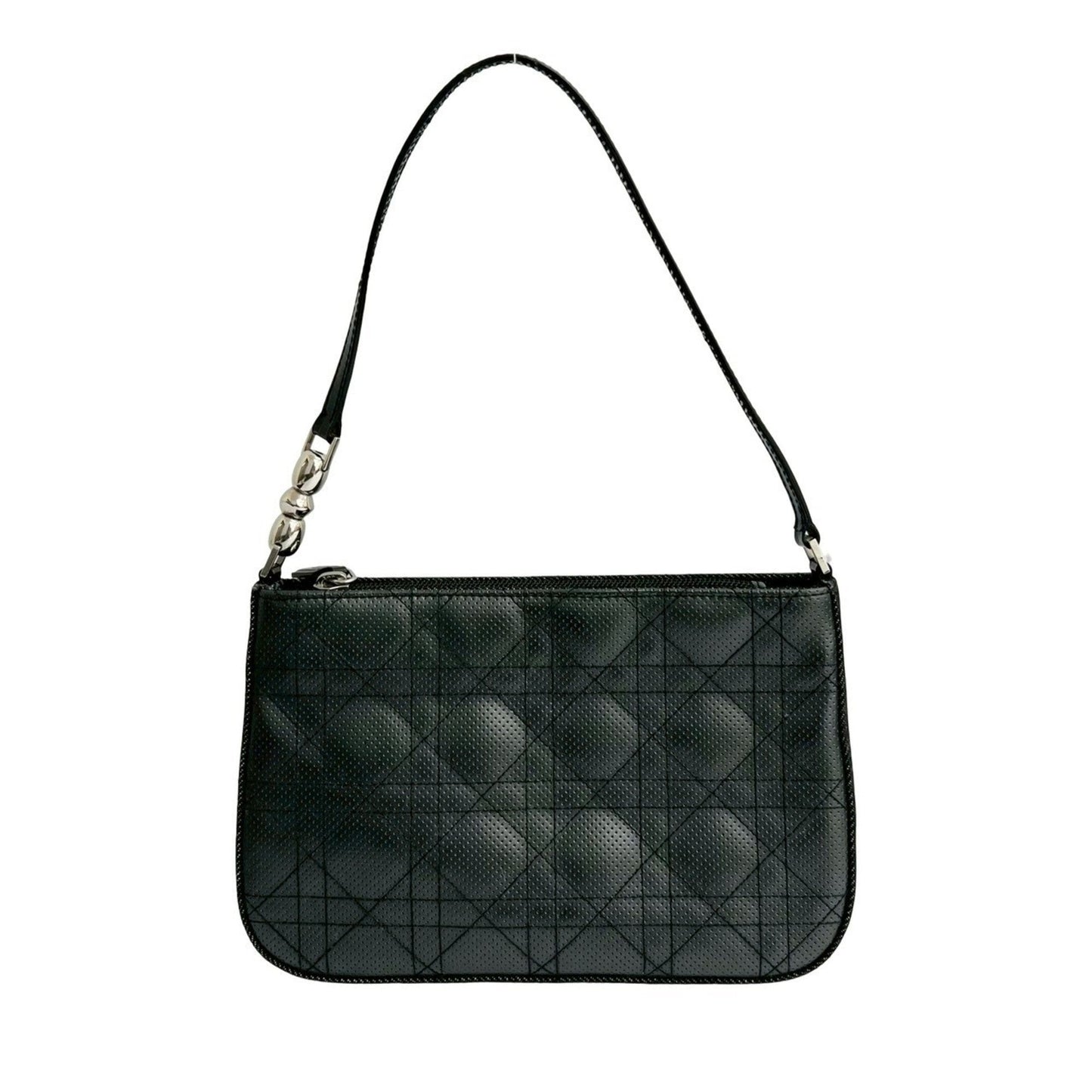 Christian Dior Black Leather Shoulder Bag ()