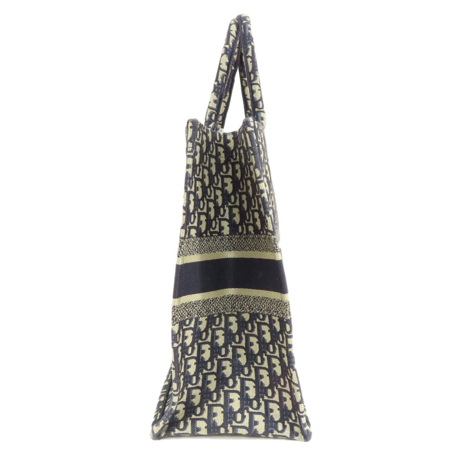 Christian Dior Navy Canvas Tote Bag ()