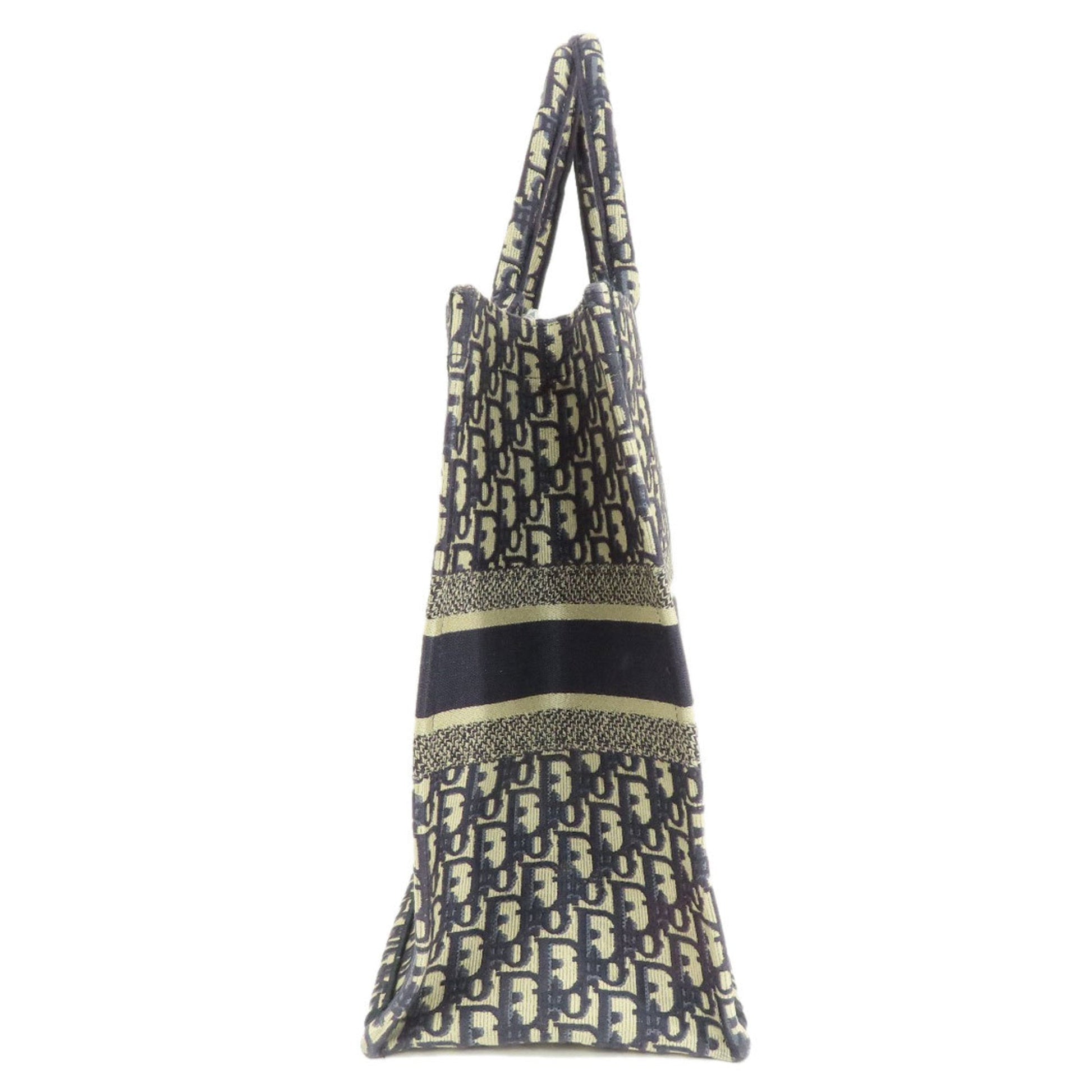 Christian Dior Navy Canvas Tote Bag ()