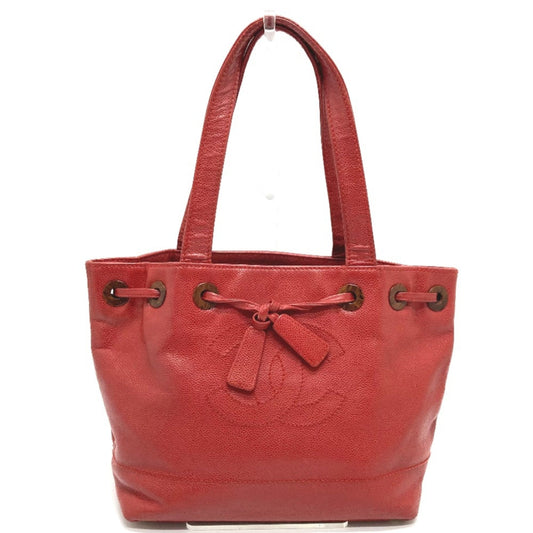 Chanel CC Mark bag Tote Bag Red