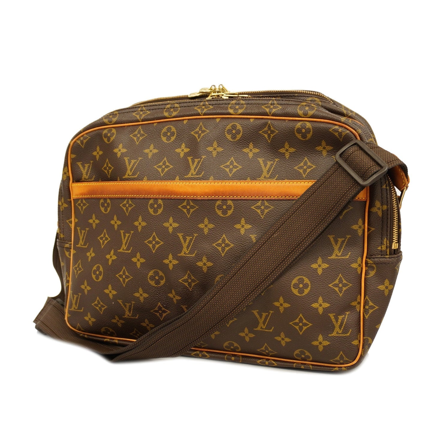 LOUIS VUITTON Auth Monogram Reporter GM M45252 Women's Shoulder Bag
