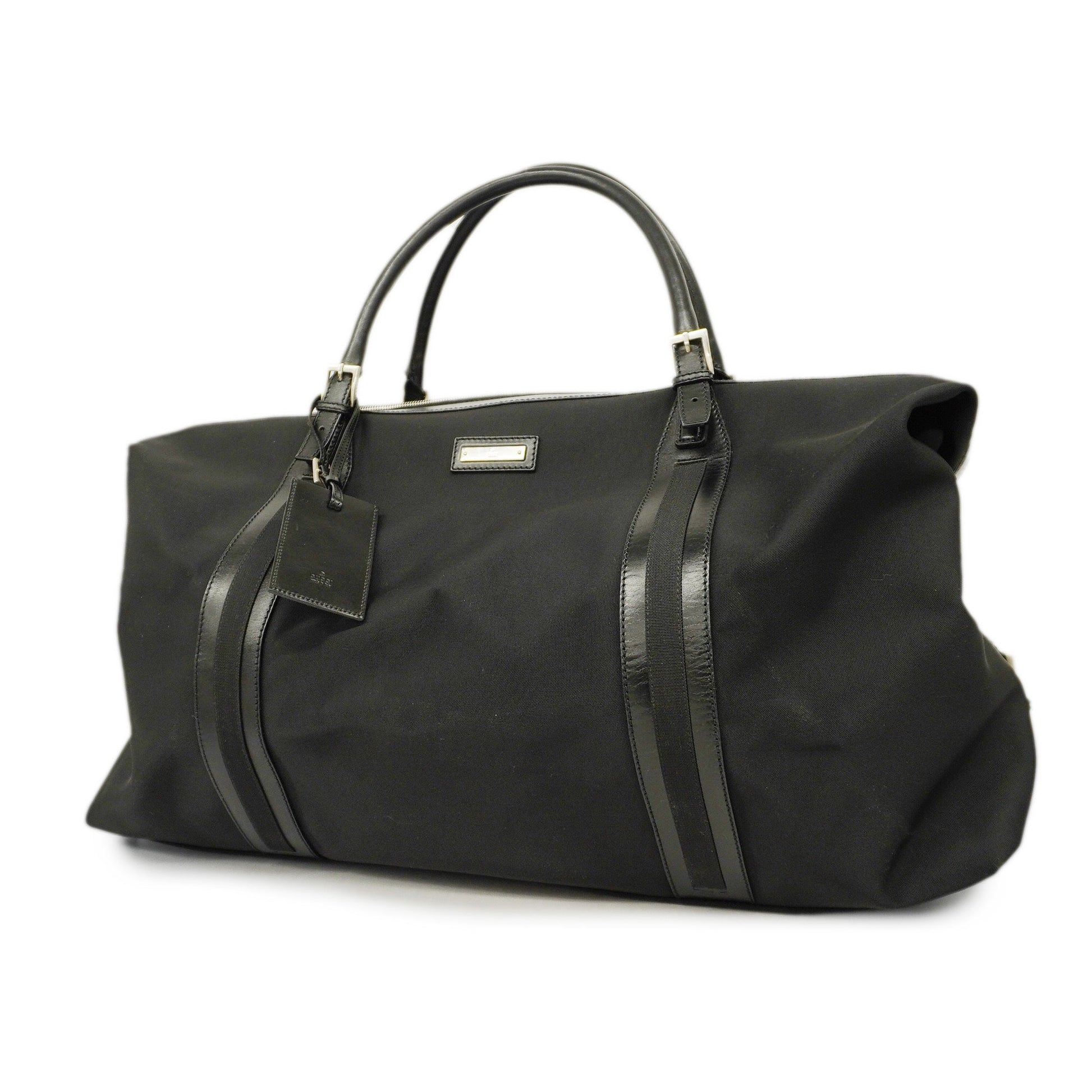 Gucci Nylon Leather Shoulder Bag