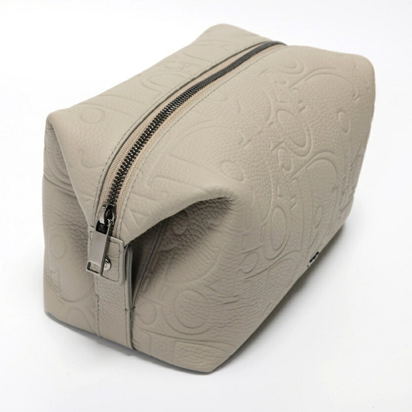 Christian Dior Gray Leather Pouch ()