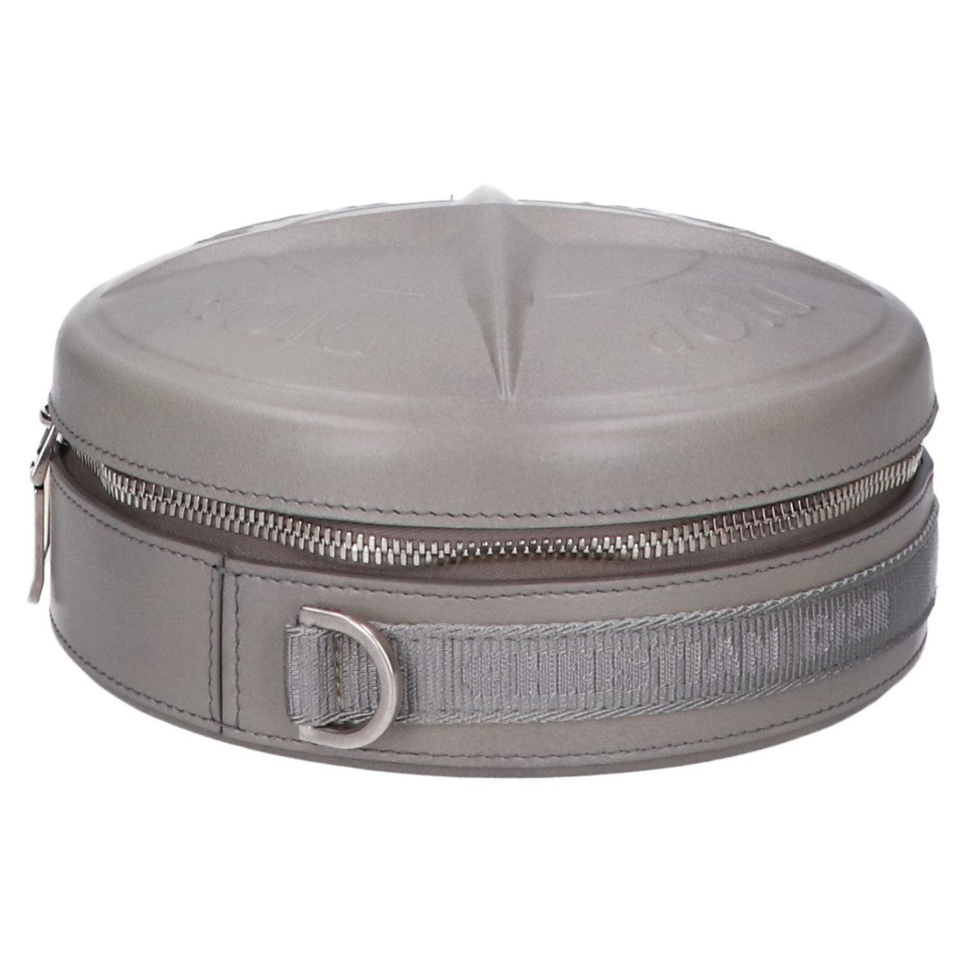 Christian Dior Gray Leather Shoulder Bag Sling Bag ()