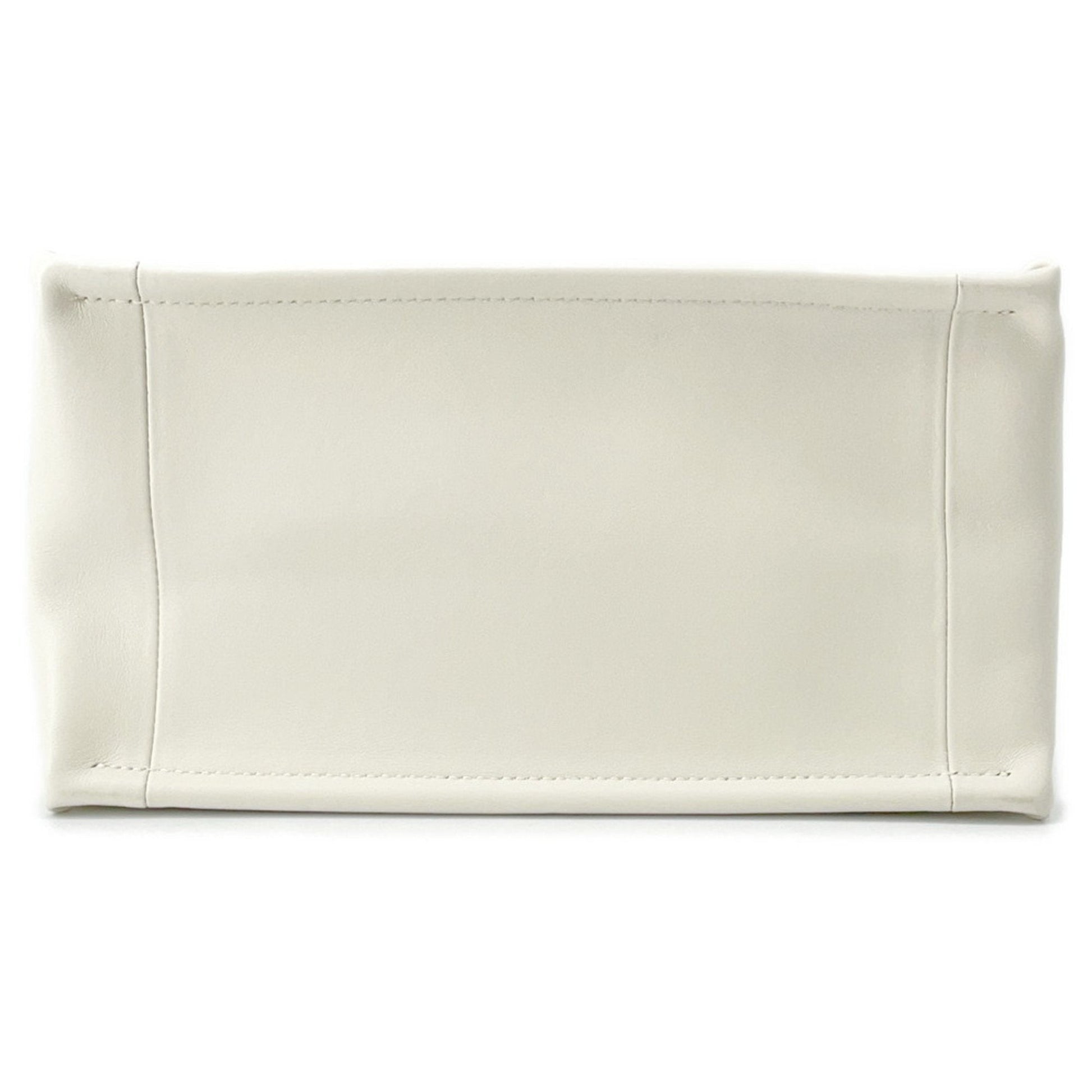 Christian Dior White Leather Handbag ()