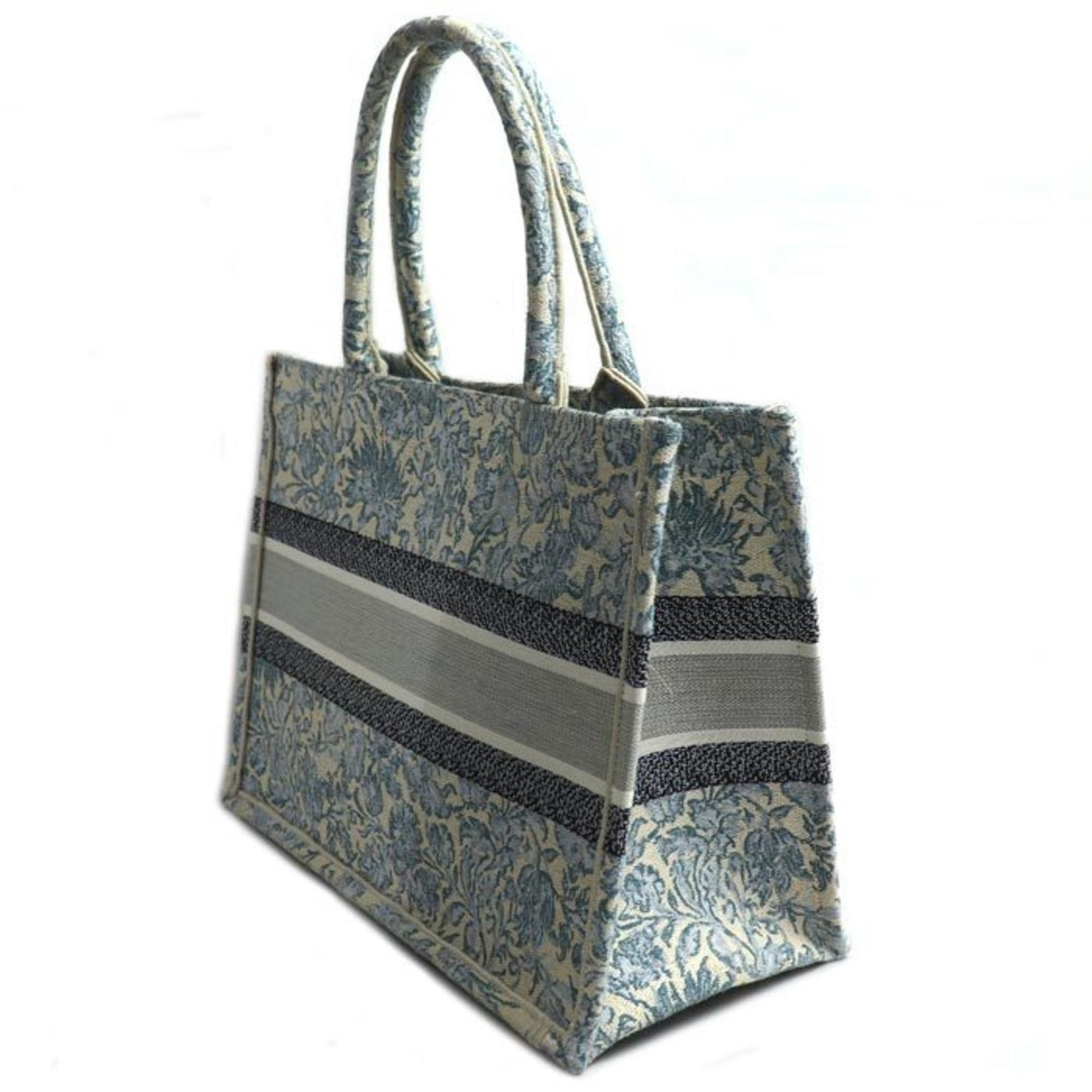 Christian Dior Blue Multi-Color Canvas Tote Bag ()