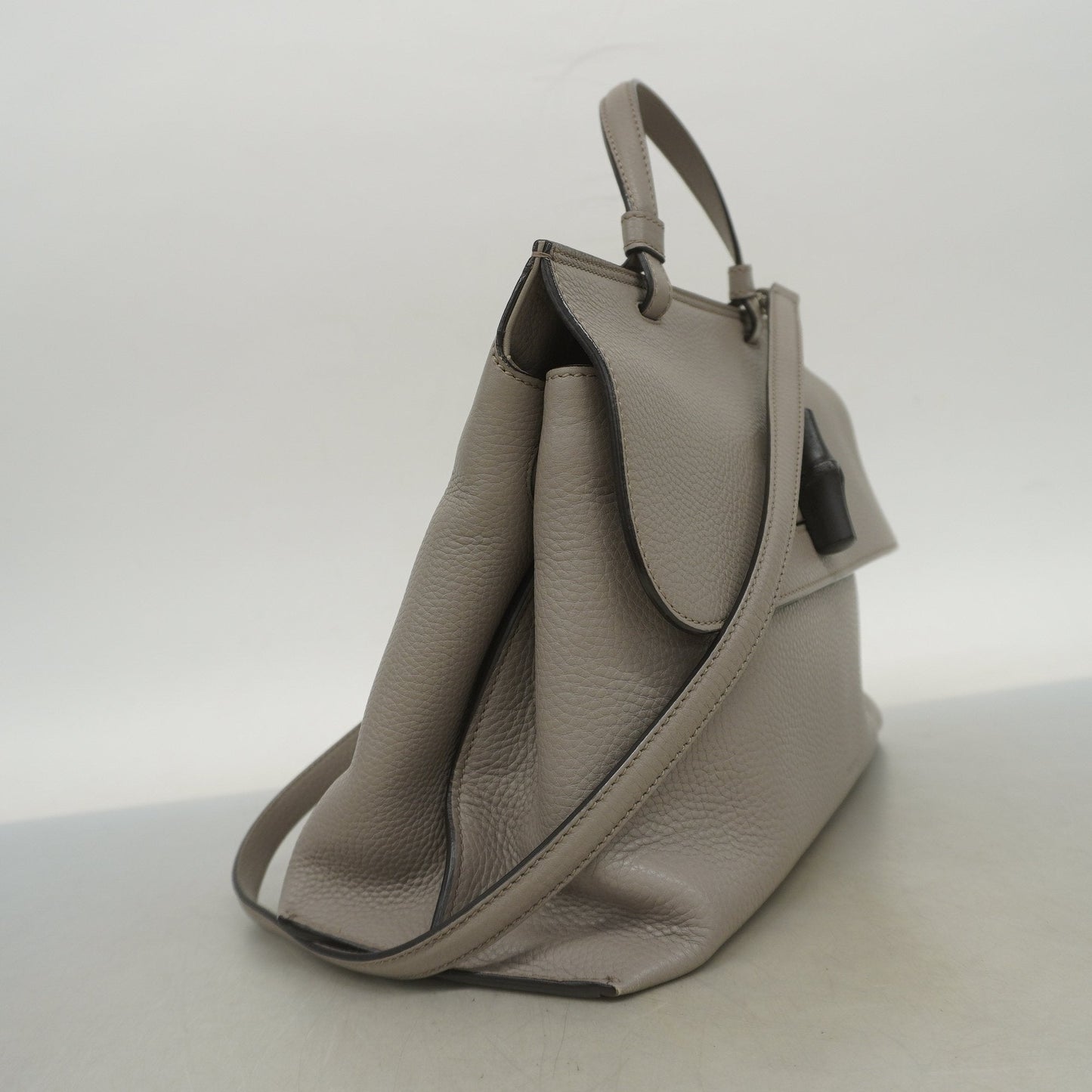 Gucci Bamboo Leather Shoulder Bag Style 3