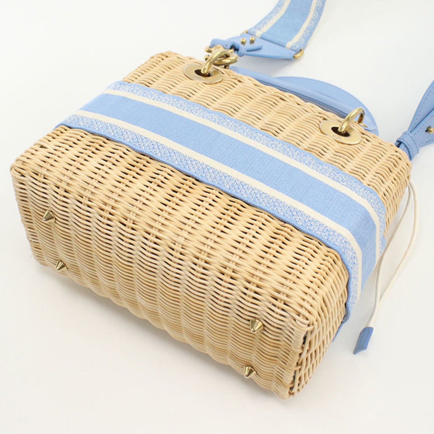 Christian Dior Beige Jacquard Handbag ()
