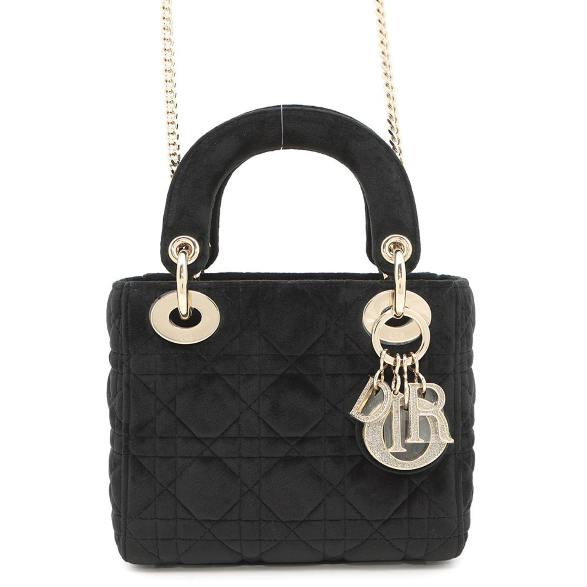 Christian Dior Black Leather Handbag ()