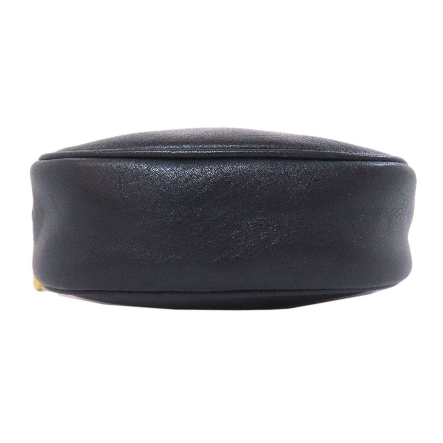 Christian Dior Black Leather Shoulder Bag ()