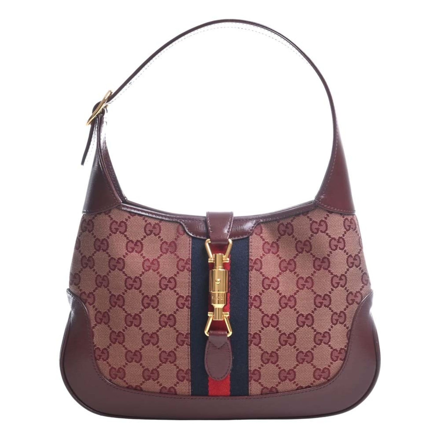 Gucci Leather Canvas Shoulder Bag