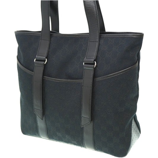 Gucci Leather Canvas Tote