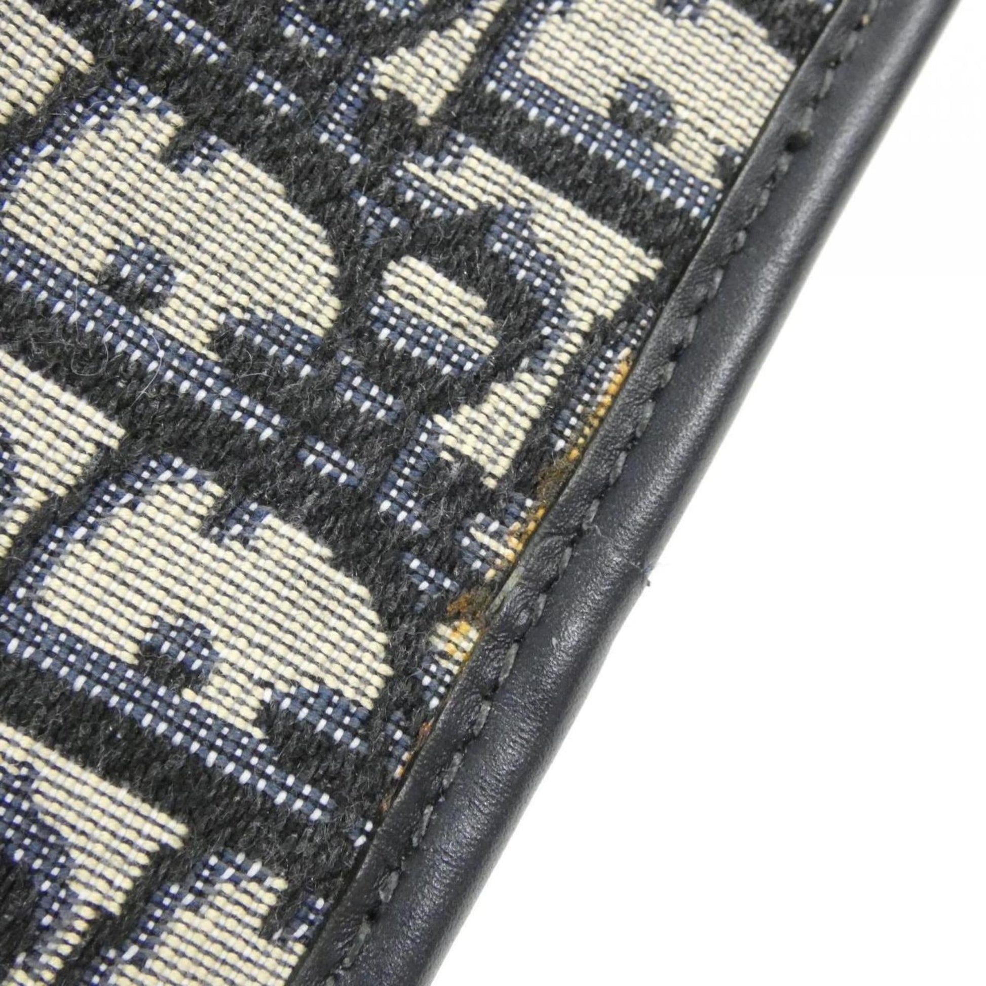 Christian Dior Blue Canvas Handbag ()