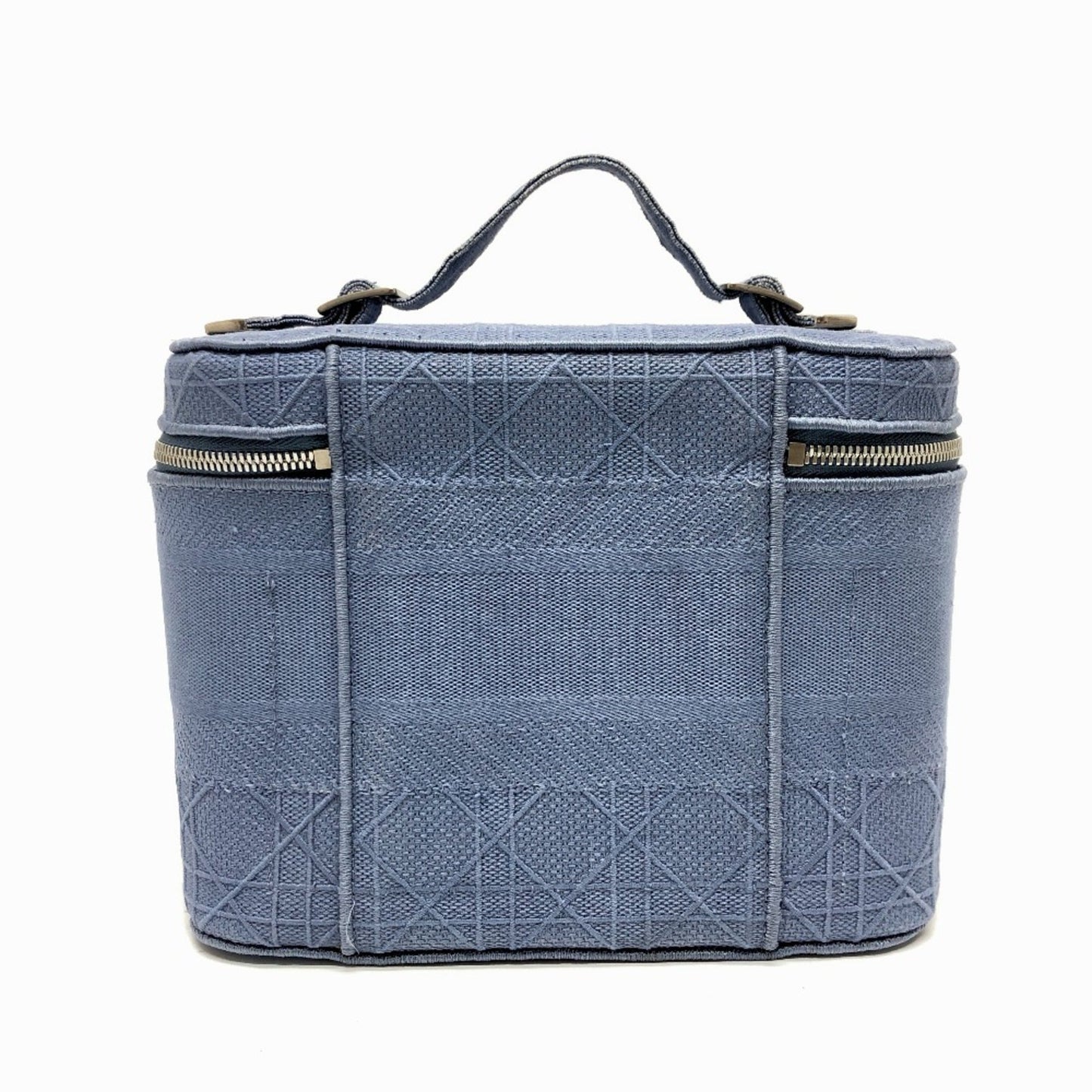 Christian Dior Blue Canvas Vanity Bag ()