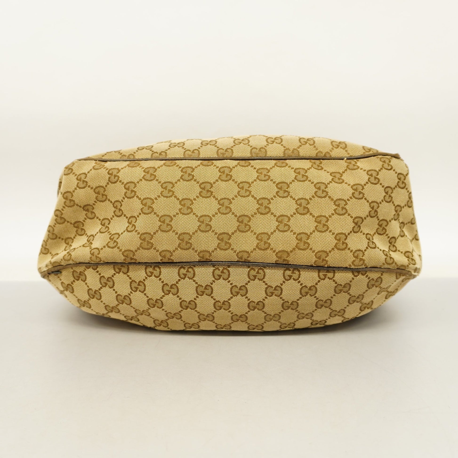 Gucci Leather Canvas Shoulder Bag