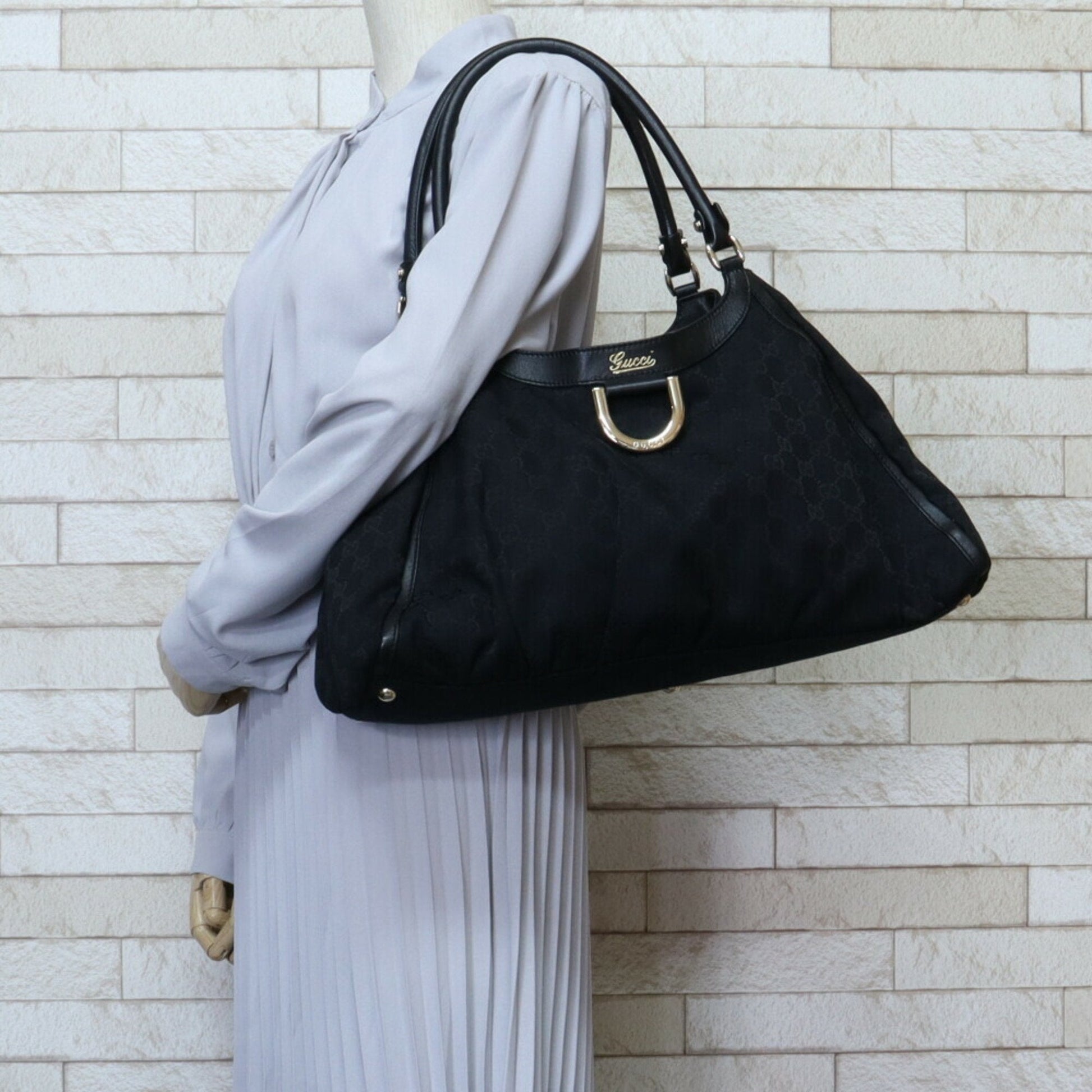 Gucci Canvas Shoulder Bag