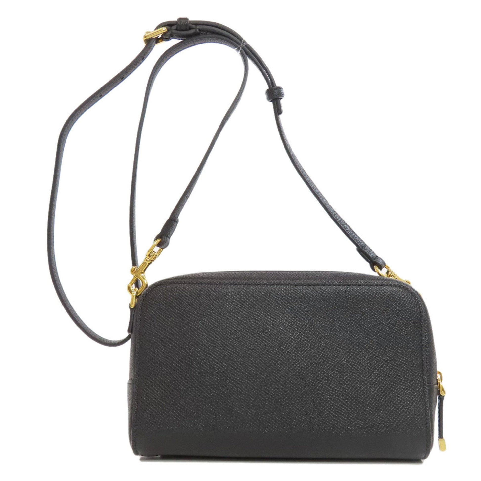Christian Dior Black Leather Shoulder Bag ()