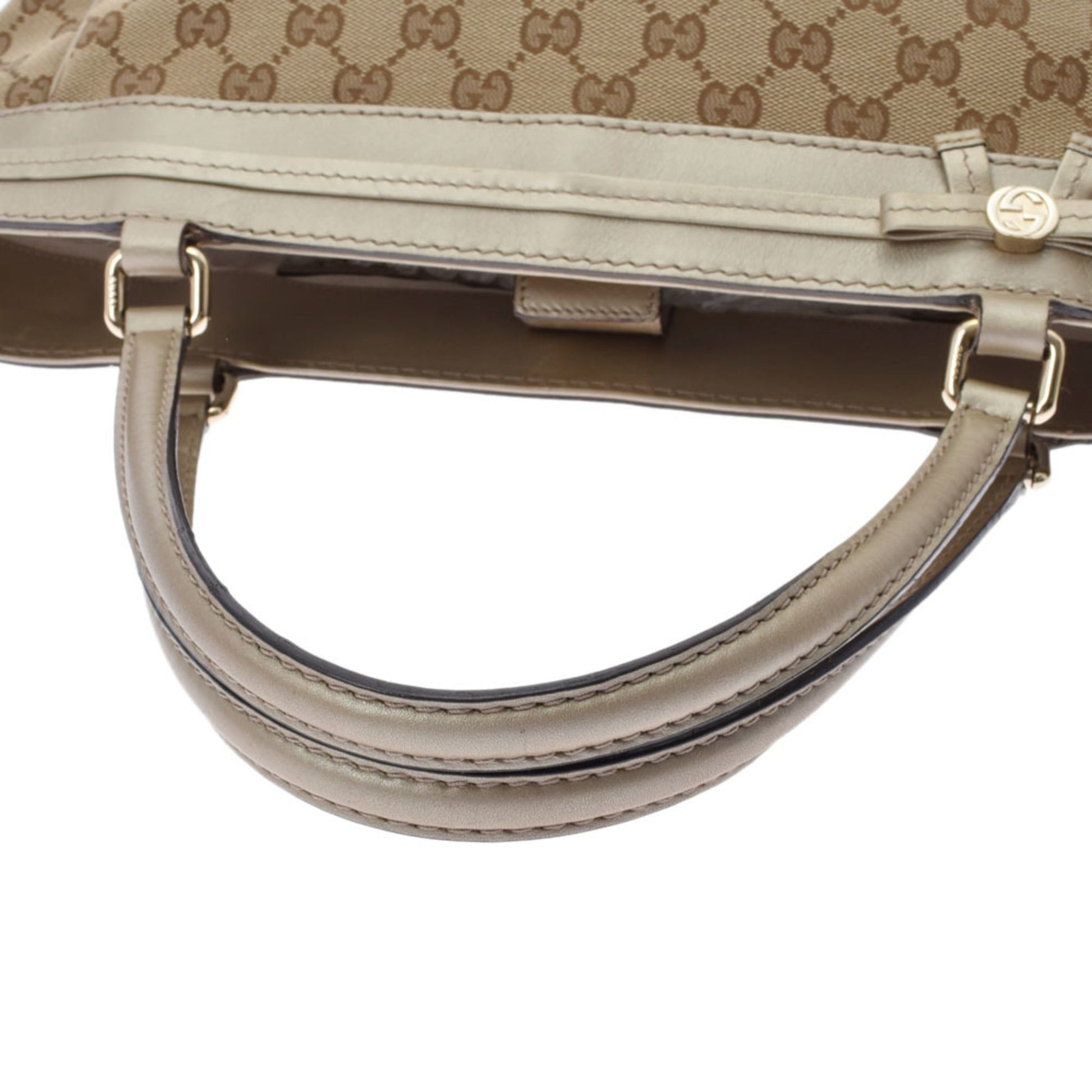 Gucci Leather Canvas Tote Style 64