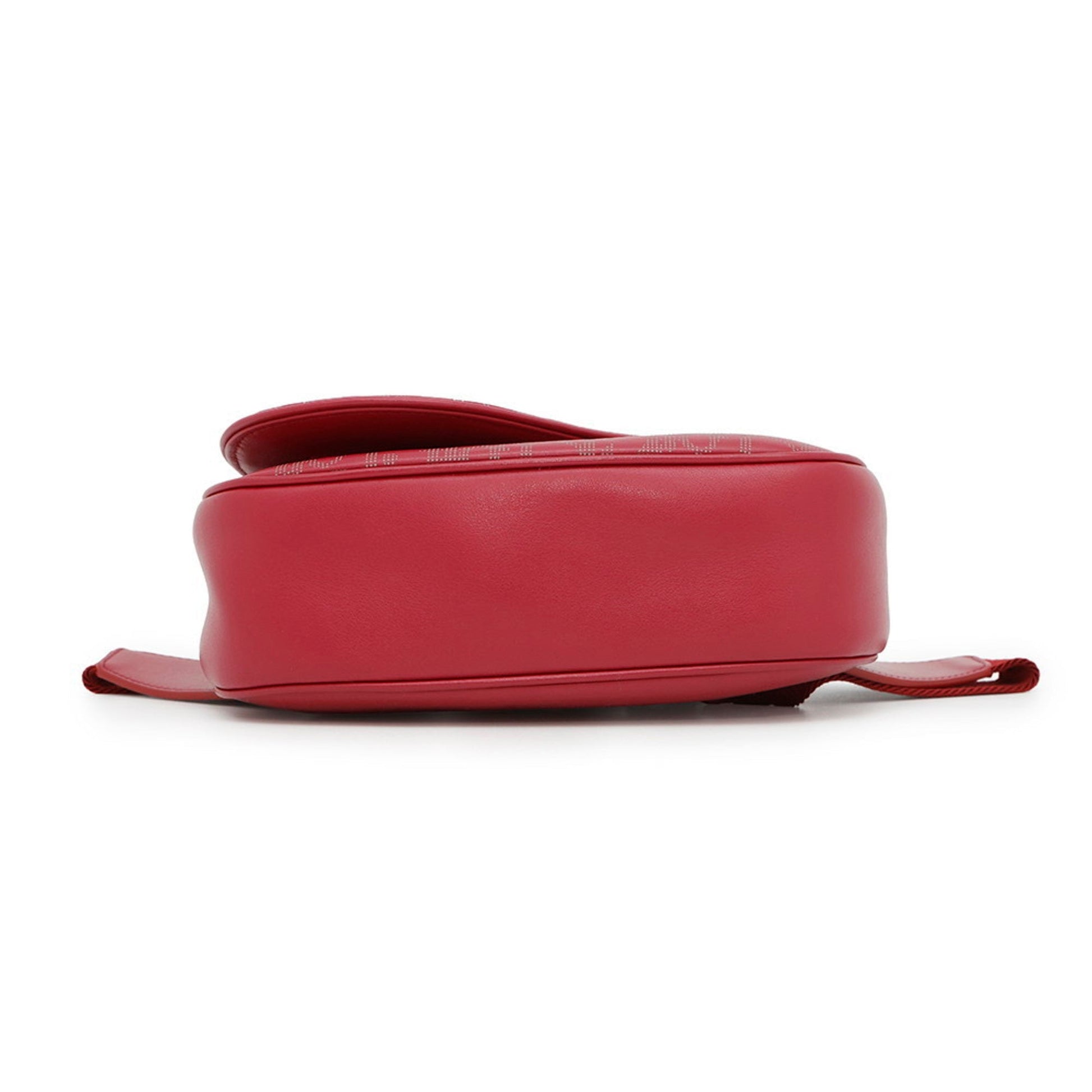 Christian Dior Red Color Leather Sling Bag ()