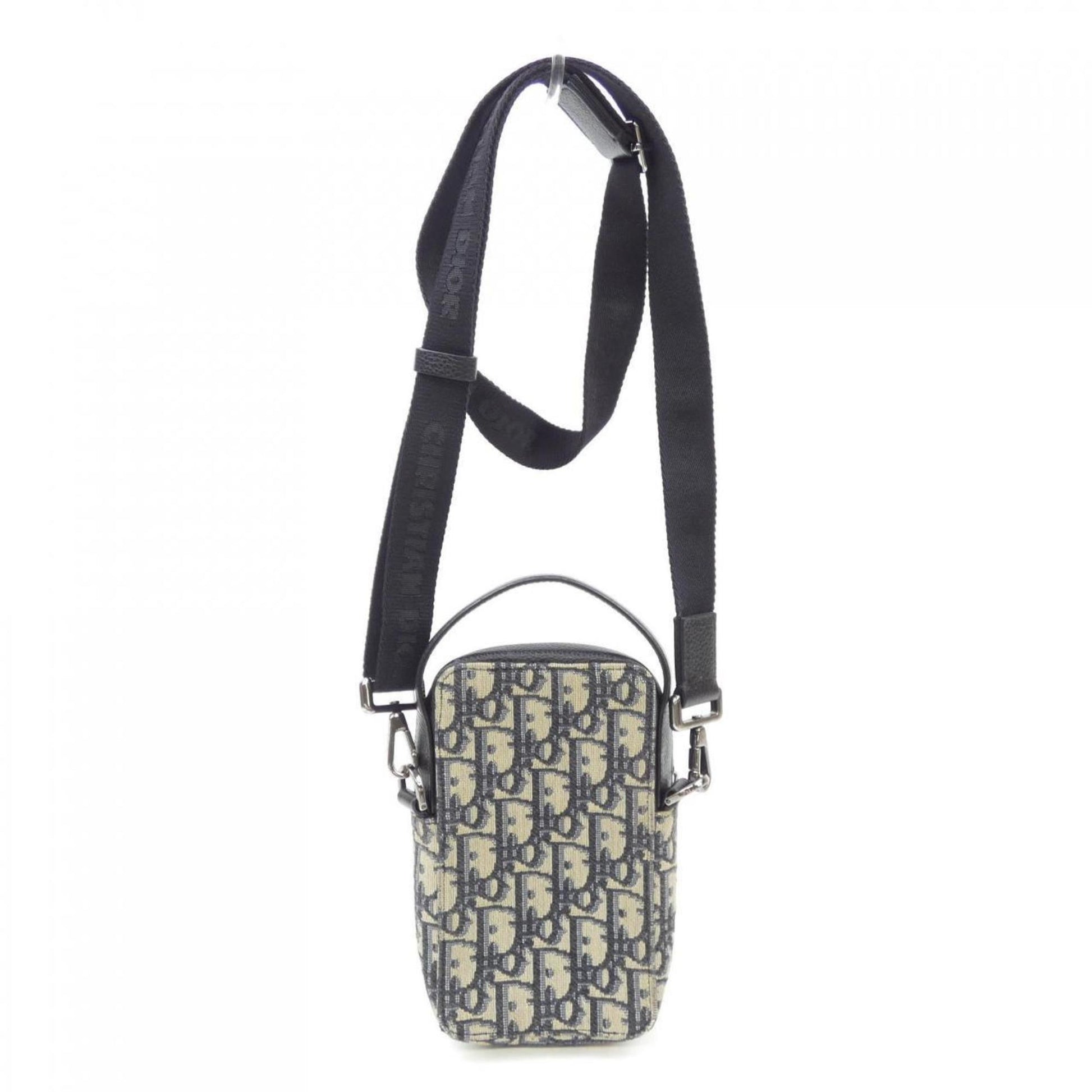 Christian Dior Navy White Handbag ()