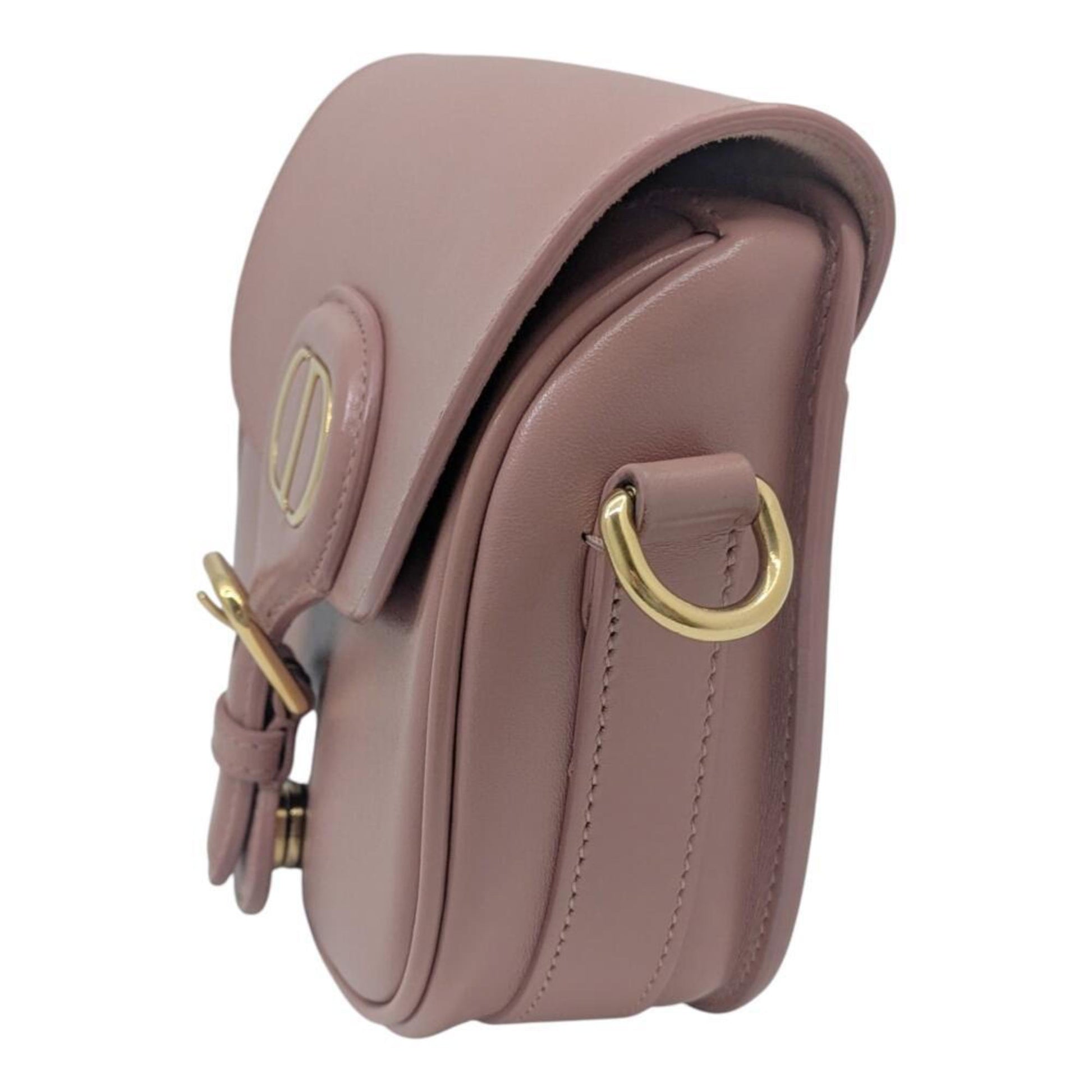 Christian Dior Pink Leather Shoulder Bag ()