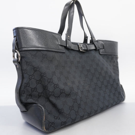 Gucci Leather Canvas Tote