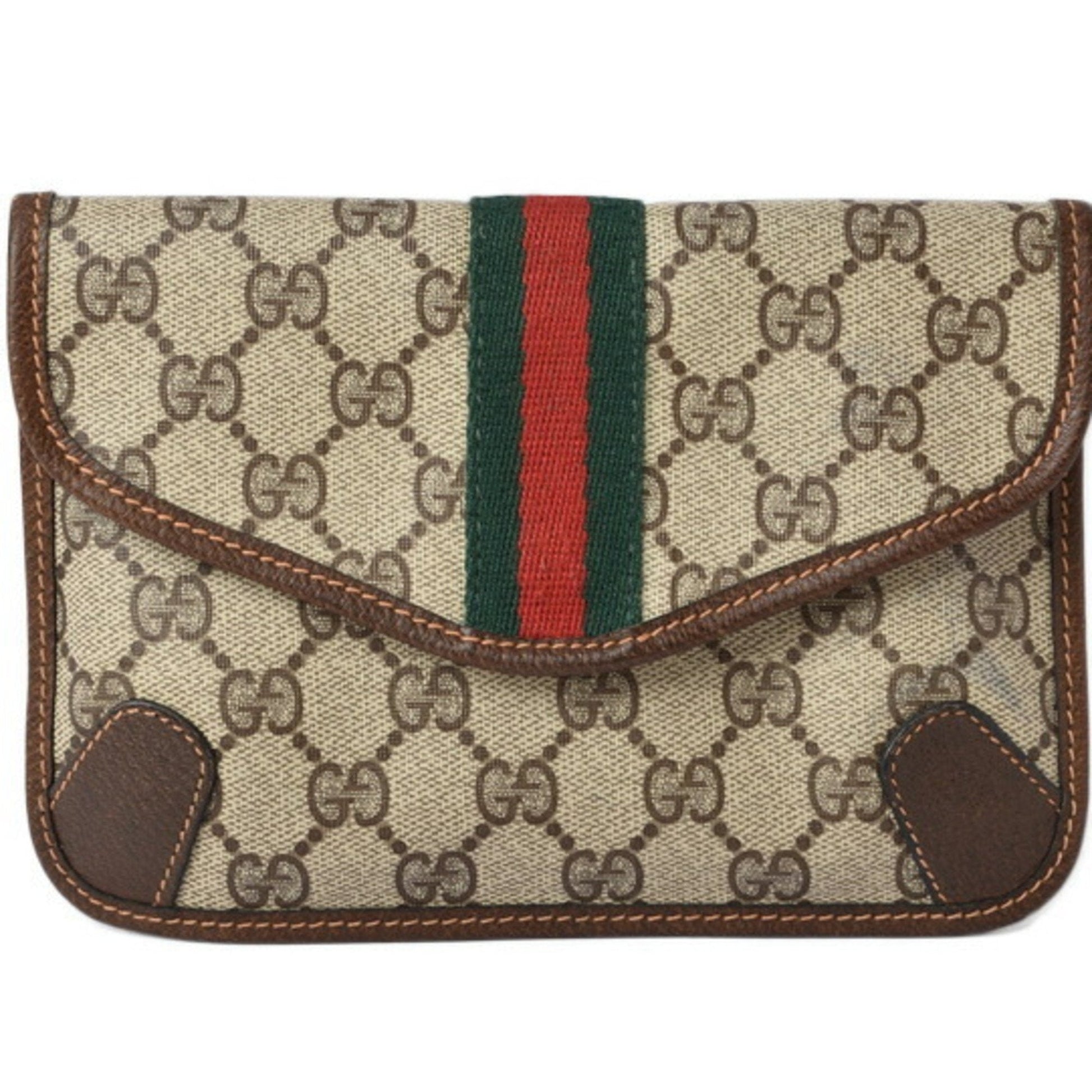 Gucci GG Supreme Canvas Clutch
