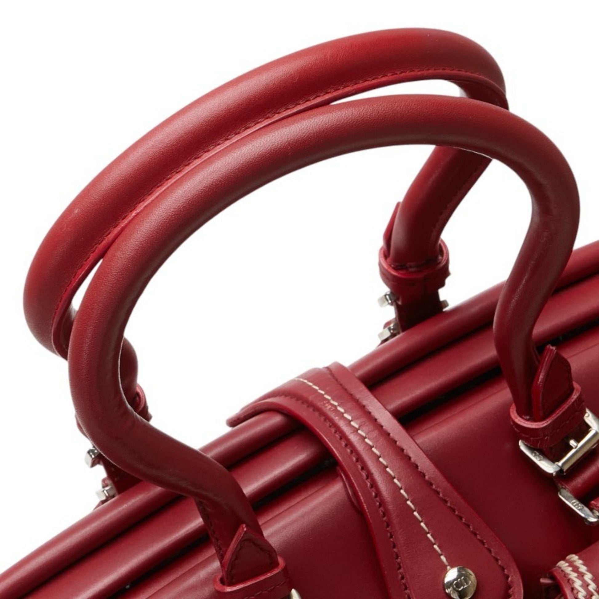 Christian Dior Red Color Leather Handbag ()