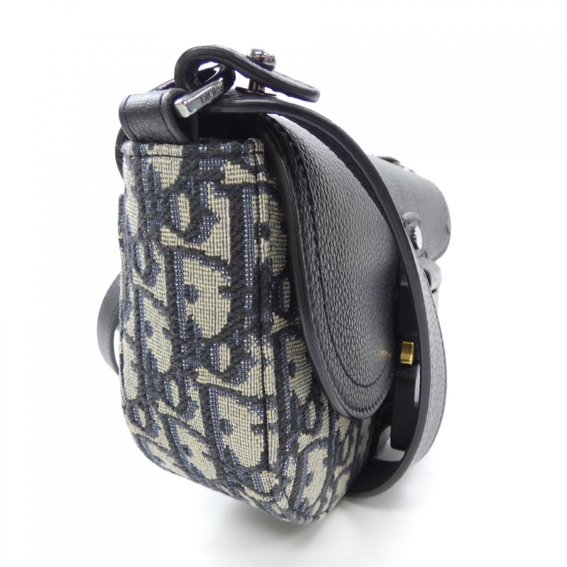 Christian Dior Beige Black Navy Handbag ()