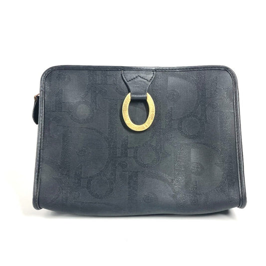Christian Dior Navy Pvc Leather Clutch Bag Pouch ()