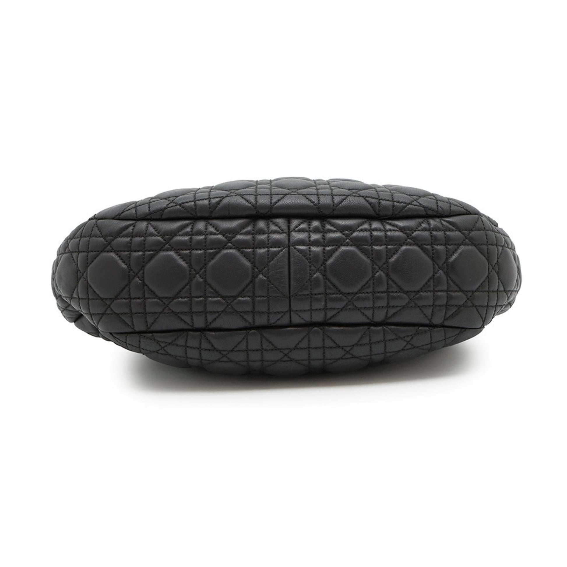 Christian Dior Black Leather Shoulder Bag ()