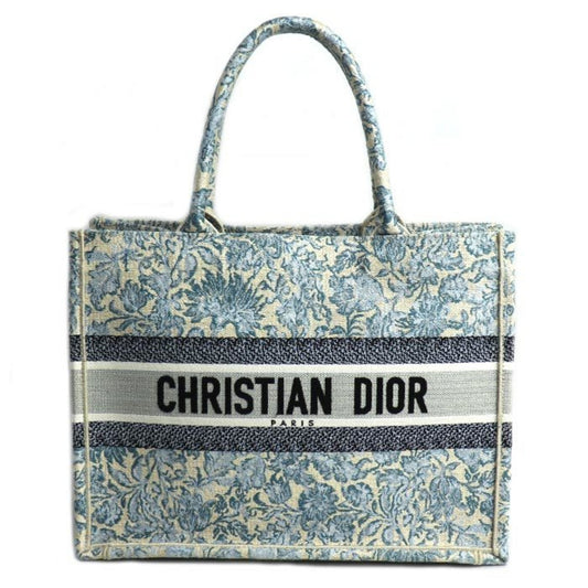 Christian Dior Blue Multi-Color Canvas Tote Bag ()