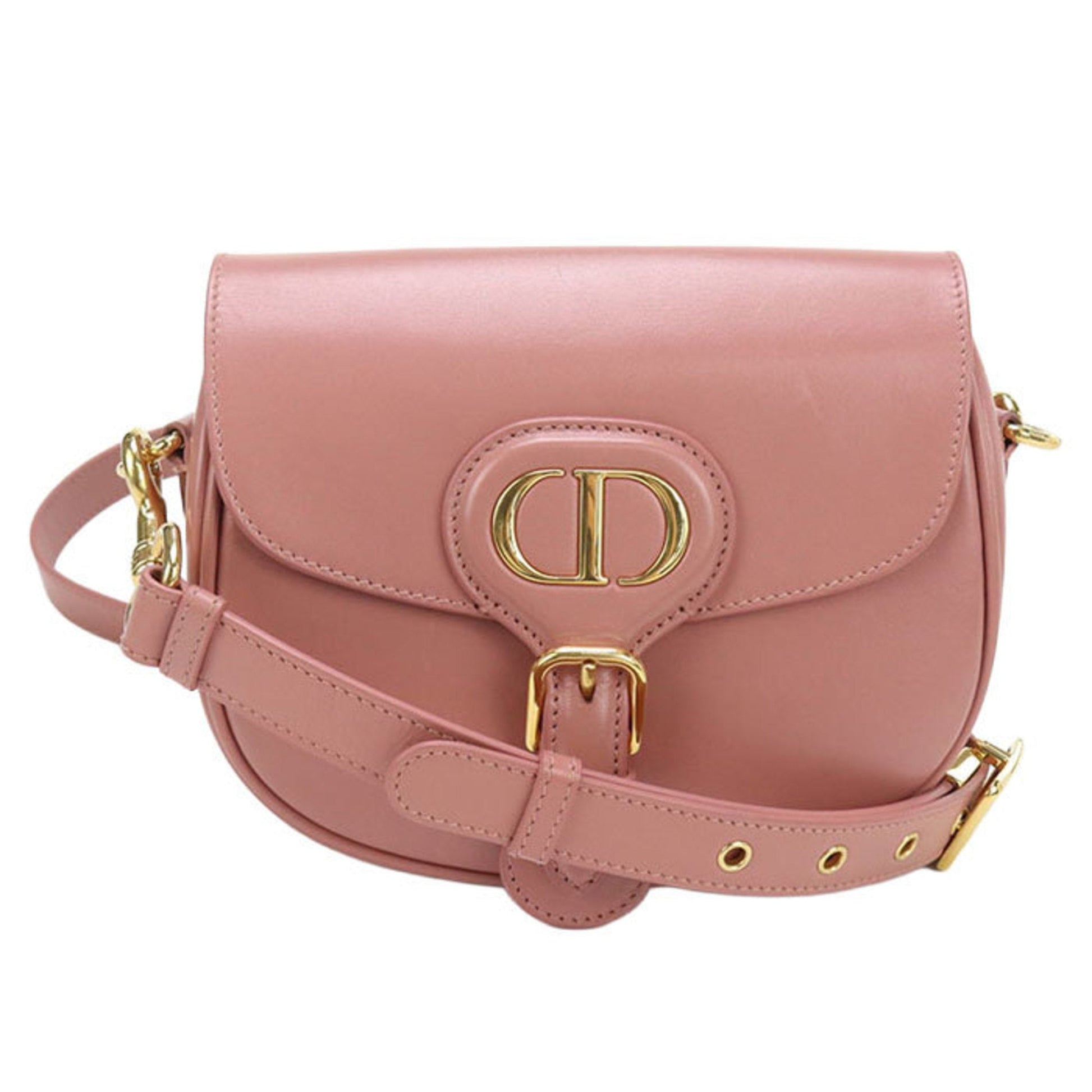 Christian Dior Pink Leather Shoulder Bag ()