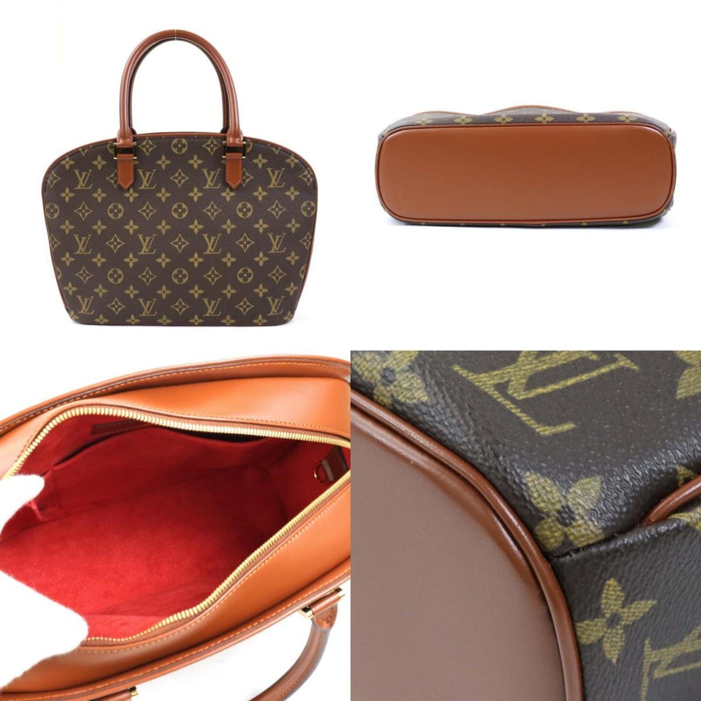 LOUIS VUITTON Handbag SP Order Monogram Saria Oriental Canvas Brown Ladies